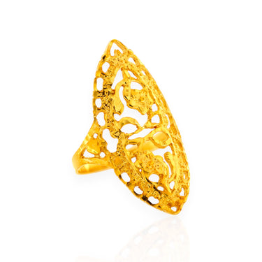 Anillo largo calado